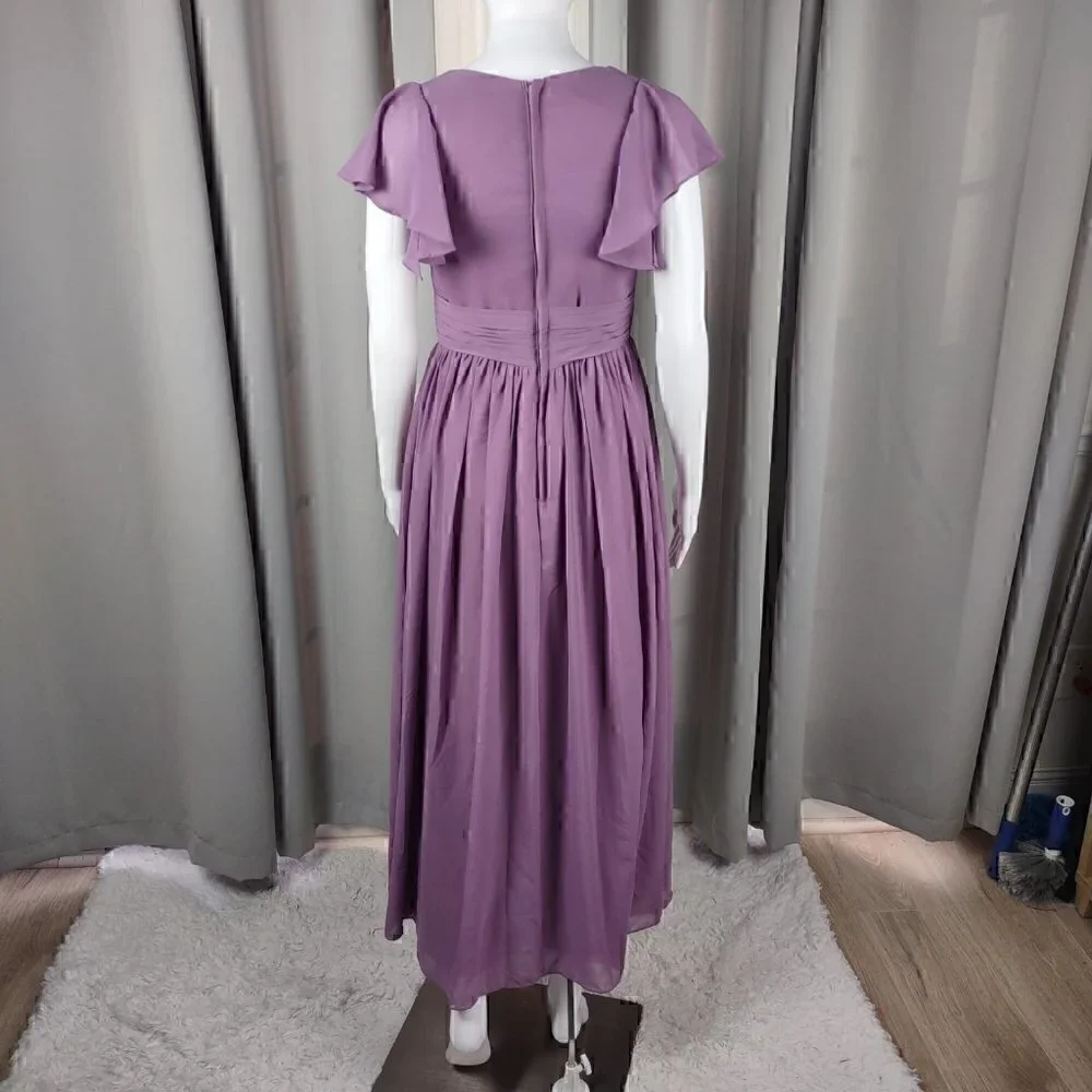 Inweddingdress (Enjoy) Bridesmaid Lavender Dress Size 4 Approximate - Picture 3 of 13